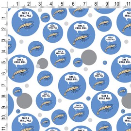 GRAPHICS & MORE Take a Krill Chill Pill Funny Humor Gift Wrap Wrapping Paper Roll