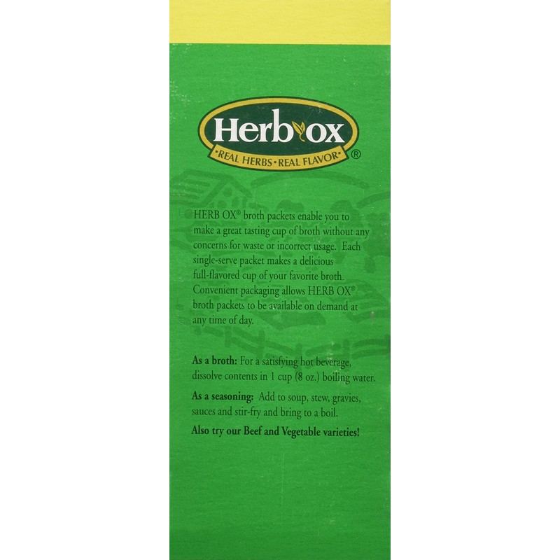 Herb-ox Hormel Herb Ox Chicken Bouillon Sodium Free 50 Packets