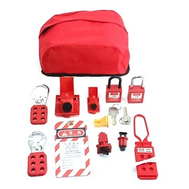 Namvo Lockout Tagout Kit, Safety Lockout Padlock, Electrical Circuit Breaker Lockout Tagout Kit Safty Padlock Loto Tags Hasps Set for Industrial, Electric Power