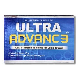 Ultra Advanc3 30 Cápsulas 500 Mg Con Calcio Advance