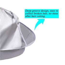 VASLON Hair Cutting Cape Umbrella Style Hair Cutting Cloak Hairdressing Cape Hair Salon and Home Stylists Using