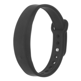GOOHOCHY Wristband with Pedometer Sleep Black Ultra Thin Design Real Temperature Display LED Screen USB Rechargeable Fitness Tracker for Daily Activity