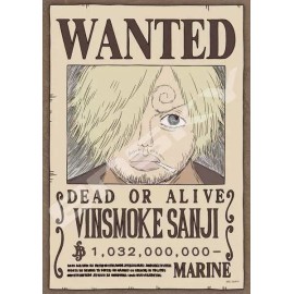 One Piece Jigsaw Puzzle 208 pcs Wanted Cook Black Leg Sanji