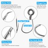 Circle Hooks Fishing Hooks,50/100pcs 2X Strong Octopus Hooks Sea Fishing