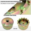 GOLKNHA 12 Pin Rear Axle Spindle Hub Bearing Retaining Nut