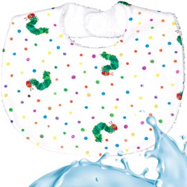 Smithy Fashion 1305012 The Very Hungry Caterpillar Bib 24 x 16 cm White