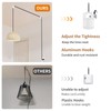 Adcssynd 6 Pack Upgrade Version Ceiling Hooks for Hanging Lights,