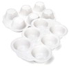 Hiceeden 2 Pack 6-Cup Ceramic Muffin Pan, Nonstick Cupcake Baking