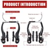 YIDM Brake Set, V-Brake Replacement Set with Brake Cables and