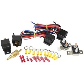 Aeroflow Twin Electric Fans Relay Kit Relays and Wiring Kit