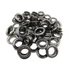 Trimming Shop Gunmetal Black 11mm Brass Eyelets with Washers Rust