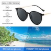 Feisedy B1157 Sunglasses, UV400, UV Protection, Date Glasses, Round Shape,