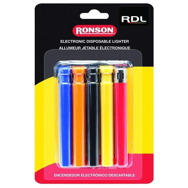 Ronson 41805 Disposable Lighter (5 Pack)