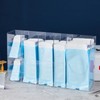 Leinuosen Clear Acrylic Sterilization Pouches Dispenser Rack Organizer Multi-Sized 6