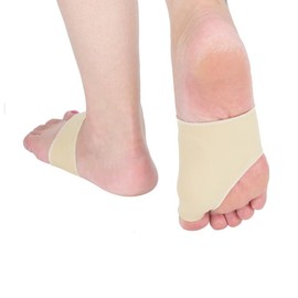 Relief Sleeve with Gel Relief Pads, Corrector Brace Protector Bootie Toe Separator (Colour of skin, L)