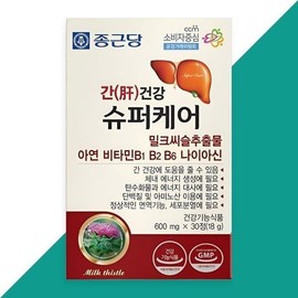 Chong Kun Dang Health [Half Club] Chong Kun Dang Liver Health Super Care 600mg x 30 tablets 1 TB / [하프클럽]종근당 간건강 슈퍼케어 600mg x 30정 1개 TB