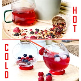 Bodyblooms® himbeerblättertee mit grüner tee und Kirschgeschmack und Himbeere. Kräutertee/Tee lose mit harntreibender Wirkung ideal komme tee geschenk. Entwässerungstee/abnehmen tee ab 100gr