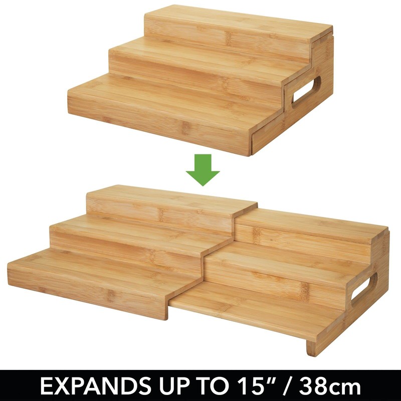 mDesign Wooden Kitchen Accessories