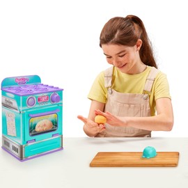 Cookeez Makery Baked Treatz Oven Playset – Interactive Bake & Reveal Toy Oven with Mystery Warm Scented Plush (Barky Bun, Ciacatta Bake, or Wheatney Bunny), Mixing Tools, Dough, & Accessories, 5+