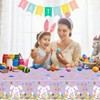 MORAINJAY 3-Piece Easter Tablecloths, 137 x 274 cm, Easter Egg