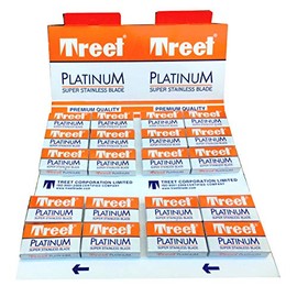 Treet Platinum Super Stainless Double Edge Razor Blades (200 blades)