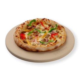 K ROCKSHEAT 10.25"x 0.47" Small Size Round Cordierite Pizza Stone