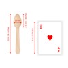 FOOGO Green 250pcs Wooden Dessert Spoons, 11cm Small Disposable Cutlery,