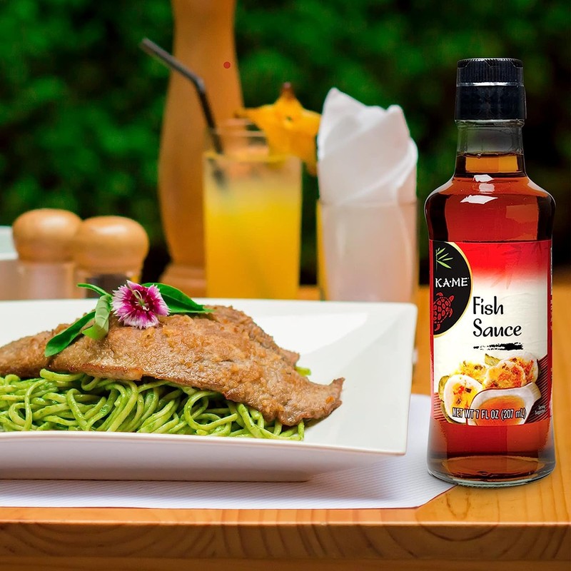 KA-ME Authentitc Asian Fish Sauce - Gluten-Free, No Preservatives, No