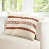 MIULEE Set of 2 Rust Fall Decorative Pillow Covers 20x20