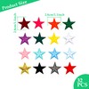 Pack of 32 iron-on patches, star patches for children, mini