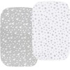 SPRINGSPIRIT Next To Me Crib Sheets 2 Pack,100% Jersey Knit