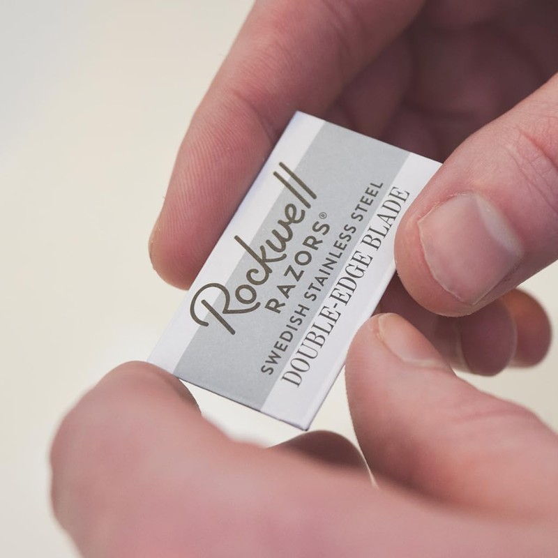 Rockwell Razors Replacement Blades 100 Pack Stainless Steel Single Blade