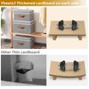 YheenLf Fabric Storage Bins with Lids, Linen Foldable Clothes Boxes,