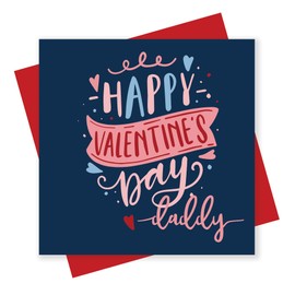 Valentine's Day Card For Daddy From Son/Daughter - Happy Valentine's Day Daddy From Baby