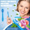 36 Pack Mini Disposable Toothbrushes – 5-in-1 Prepasted Travel Toothbrush