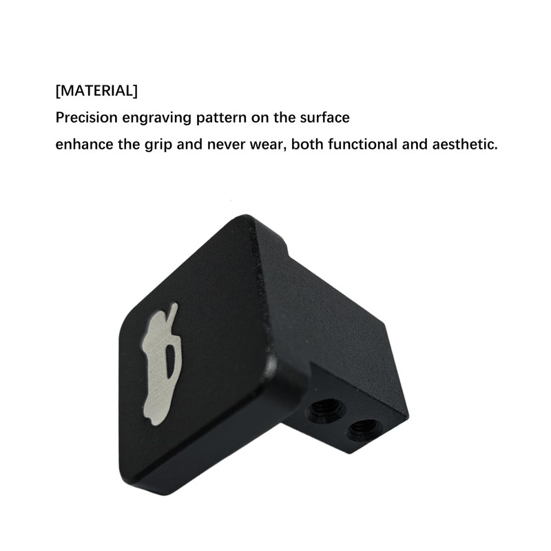 Melincars Heavy Duty Billet Aluminum Hood Release Handle & Cable