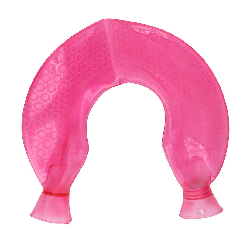 1400ml Hot Water Bottle U Shaped Reduce Pain Transparent Hot