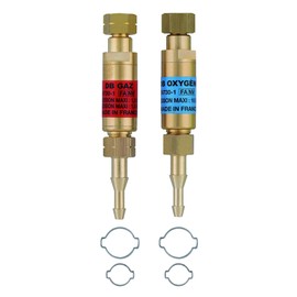 Express 2932 Accessories Blowtorch for Cover, Seal, Spare Parts, Check Protection, Pressure Reducer O/A + 4 Hose Clamps