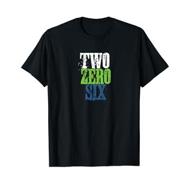 Area Code 206 Two Zero Six Seattle T-Shirt