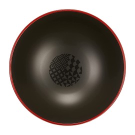 Takenaka Fukue Soup Bowl, Black, φ4.6 x 2.7 inches (11.7 x 6.9 cm)