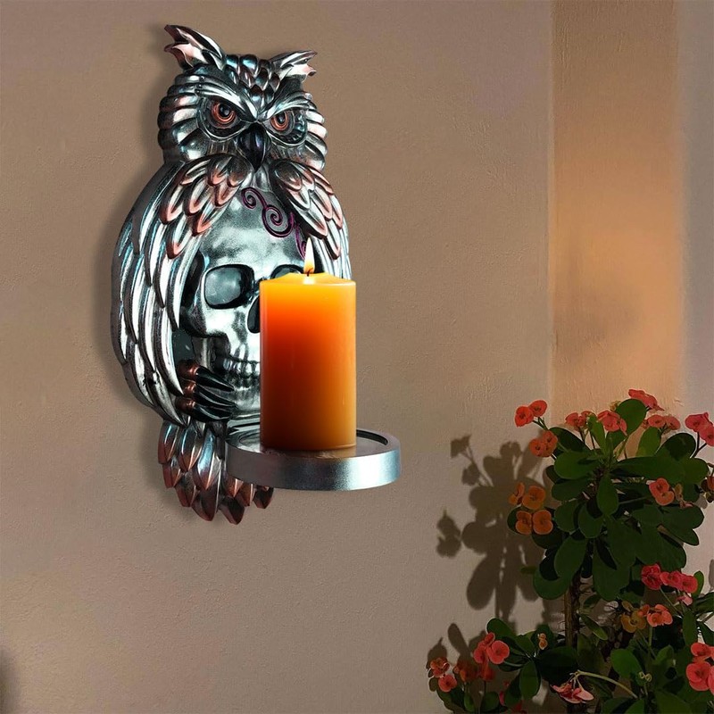 Zayookey - Molde de resina para velas de búho 3D