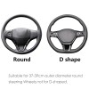 hxontheway Large Size Steering Wheel Cover for Land Rover Discovery