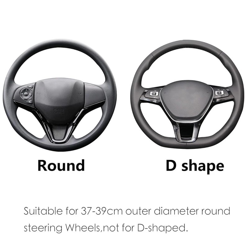 hxontheway Large Size Steering Wheel Cover for Land Rover Discovery