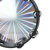 Radiant Tambourine Reflective Clear Crisp Sound Double Row Bell Drum