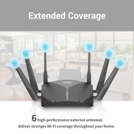 D-Link WiFi Router AC3000 Mesh Smart Internet Network Voice Control, MU-MIMO Tri Band Gigabit Gaming Mesh (DIR-3040-US)