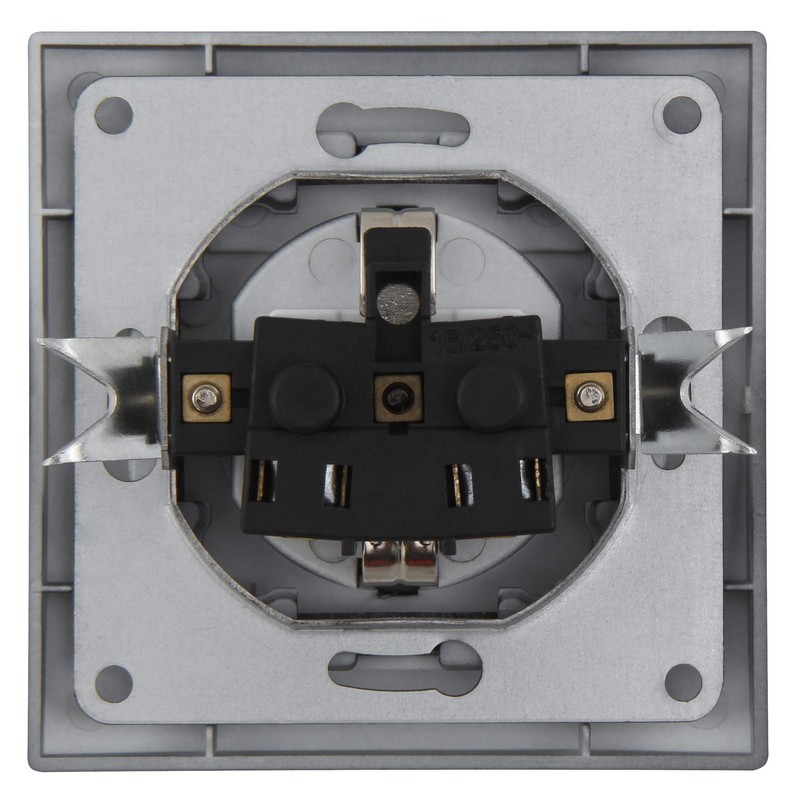 McPower Flair Protective Contact Socket, Pack of 2, Flush-Mounted IP44,