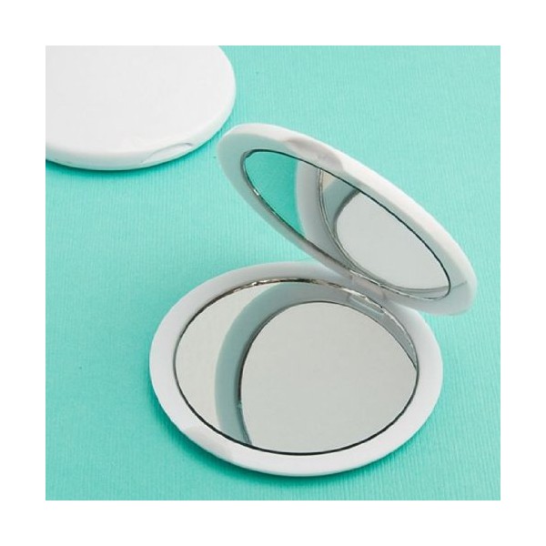 Wedding Favors Perfectly Plain Collection Mirror Compact Favors