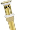 Brushed Gold Bathroom Pop up Waste with Overflow, Vessel Sink