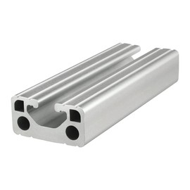 8020, 1534-Lite, 15 Series 1.5 Inch x 0.75 Inch 1.5X.75 T-Slotted Aluminum Extrusion Extruded DIY One Channel Linear Slot Bar Rail 80/20 (Clear Anodize, 12" Long)