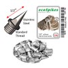 ecoSpikes Stainless Steel Track and Cross Country Spikes (1/2" Silver,